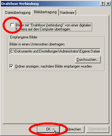 Einstellung von Drahtlose Verbindung